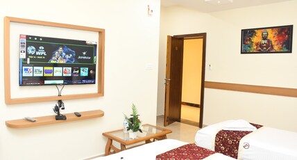 M R RESIDENCY LODGING & BOARDING, LOKAPUR Room Type - DELUXE AC TRIPLE BED