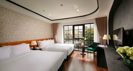 Hanoi Plaza Suite Hotel And Spa Room Type - Deluxe Family Room with City View Hanoi Plaza Suite Hotel And Spa Room Type - Deluxe Family Room with City View