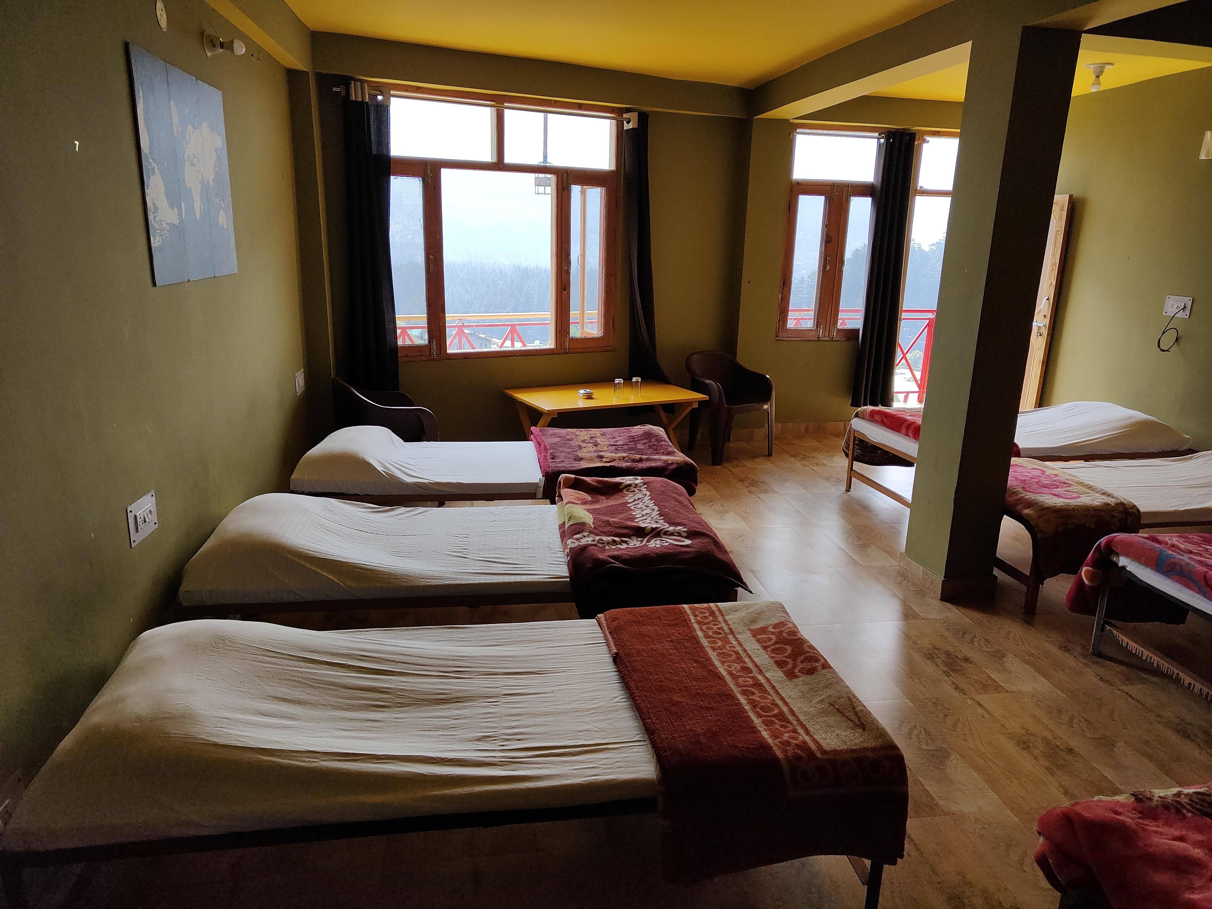 Airship Hostel |Rooms Dorms and Cafe with Hill View - Tap to explore photos