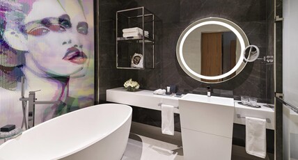 SLS Dubai Hotel Downtown by Accor Room Type - Signature King Burj Khalifa View SLS Dubai Hotel Downtown by Accor Room Type - Signature King Burj Khalifa View