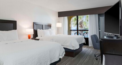 Hampton Inn Ft Walton Beach Room Type - 2 QUEEN PARTIAL GULF VIEW