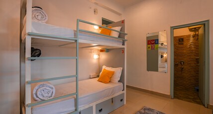 Zostel Rishikesh (Laxman Jhula) Room Type - 1 bed in 8 Bed Mixed Dorm (without balcony)