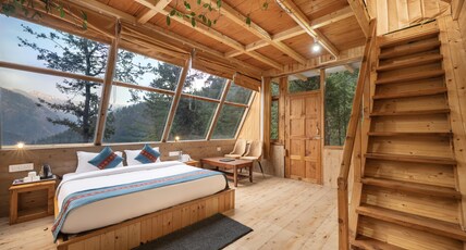 Echor Treehouse Retreat Tandi Jibhi Room Type - Stargazing Tree Cottage (Valley View)