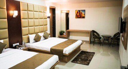 The Canyon Panchgani. Room Type - Family AC  Room - No Direct View