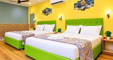 Arooba Residency Calangute Room Type - Family Room with Balcony