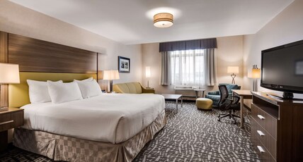 Best Western DuBois Hotel Room Type - Suite-1 King Bed, Non-Smoking, High Speed Internet Access, Sofabed, Coffee Maker, Iron And Ironing B Best Western DuBois Hotel Room Type - Suite-1 King Bed, Non-Smoking, High Speed Internet Access, Sofabed, Coffee Maker, Iron And Ironing B