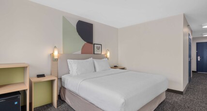 Spark by Hilton Fredericksburg Southpoint Room Type - 1 KING MOB HEAR ACCESS TUB