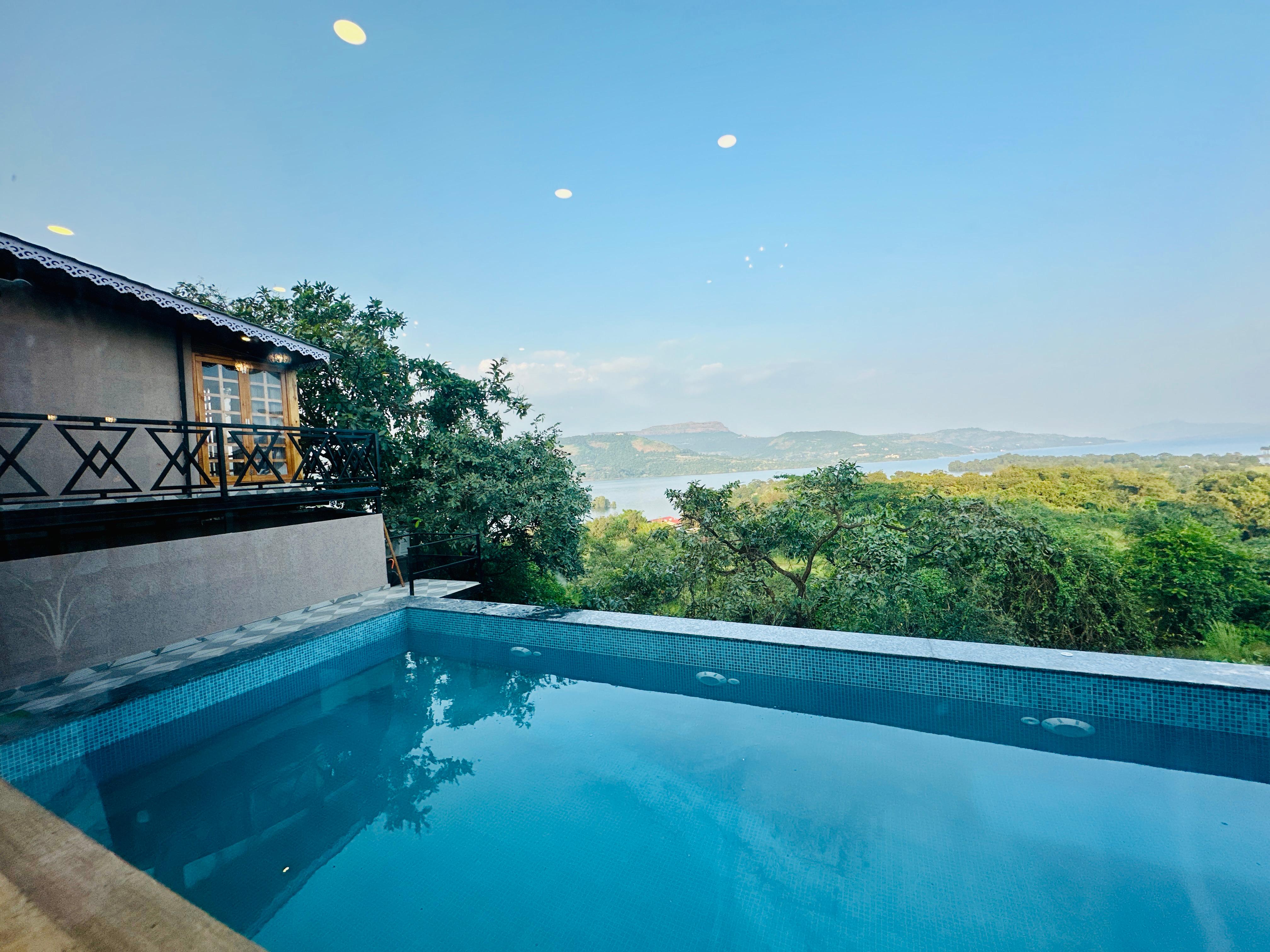 The Garnet Lake View 5BHK Pawna Lake - Tap to explore photos