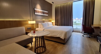 Ramada by Wyndham Sonipat, Murthal Room Type - Deluxe King Bed Room with City View Ramada by Wyndham Sonipat, Murthal Room Type - Deluxe King Bed Room with City View