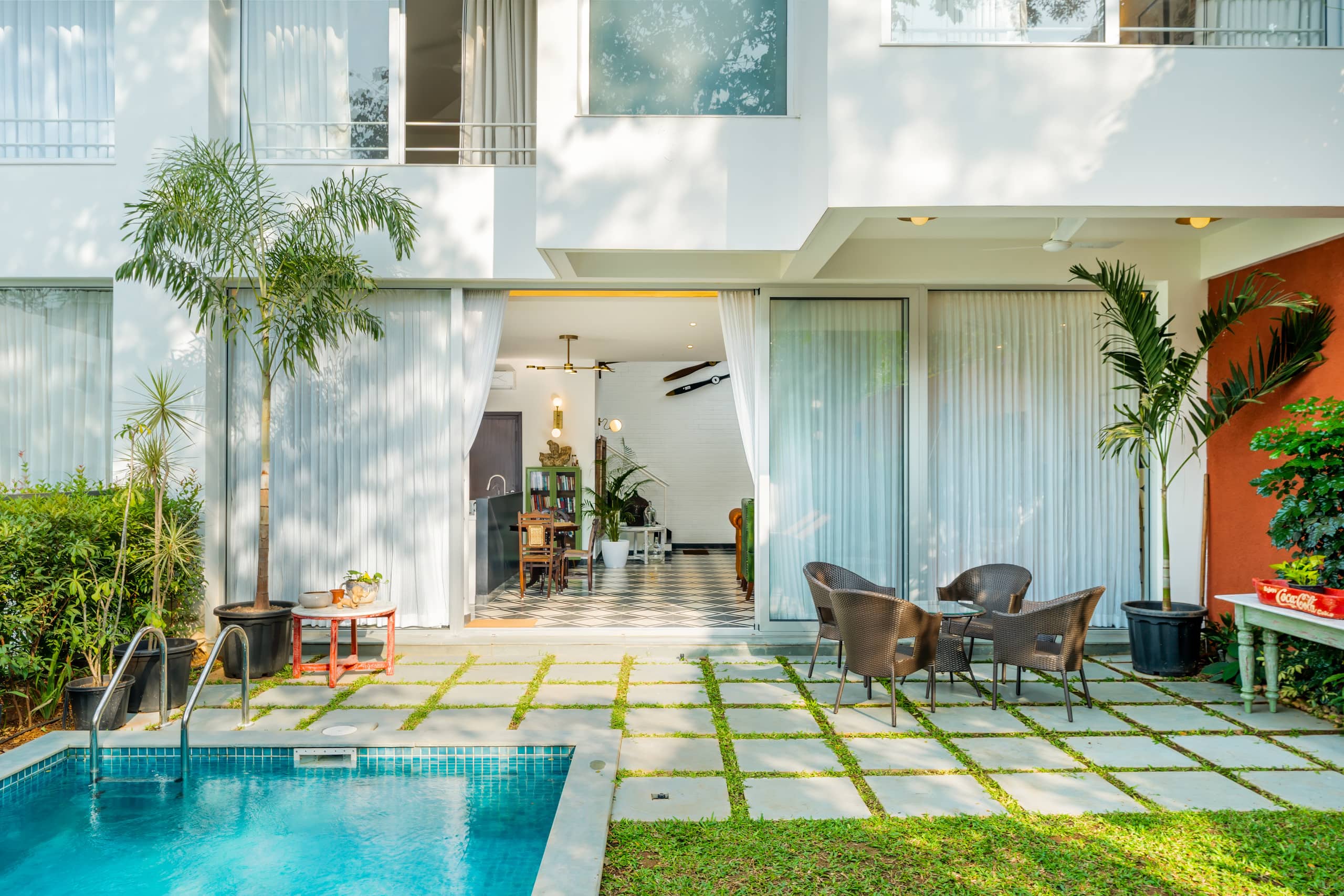 Sereno Arthouse 2bhk modern villa w private pool - Tap to explore photos