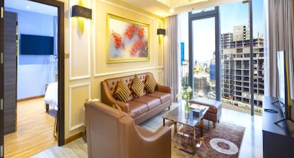 Winsuites Saigon Hotel Room Type - Signature Suite Two-Bedroom City View - Free Mini Bar and Afternoon Tea Winsuites Saigon Hotel Room Type - Signature Suite Two-Bedroom City View - Free Mini Bar and Afternoon Tea