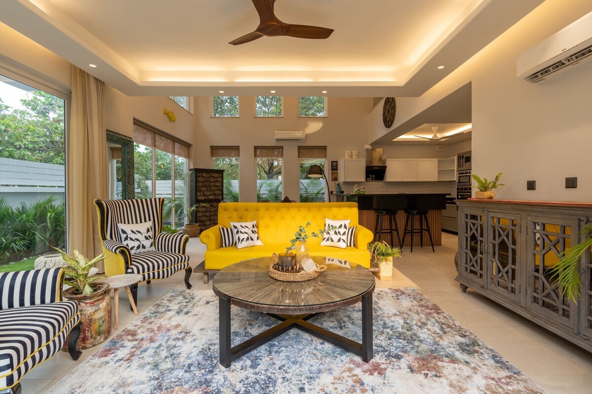 Hireavilla | Amani - 4BHK with Private Pool in North Goa - Tap to explore photos