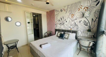 Spacious Studio Apt High Floor Private By Abhibha Stays in Pashan Pune Room Type - Classy spacious studio service apartment