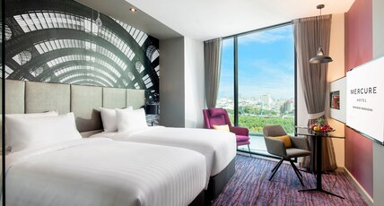 Mercure Bangkok Makkasan Room Type - Privilege Room with 2 Single Beds