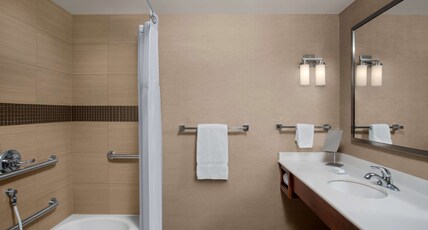 Hilton Garden Inn Lubbock Room Type - 1 KING ACC RM W BATHTUB