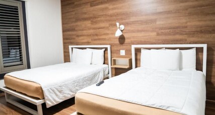 Amsterdam Hostel San Francisco Room Type - Standard Double Room with Two Double Beds Amsterdam Hostel San Francisco Room Type - Standard Double Room with Two Double Beds