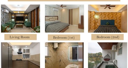 Queens Apartment Near Taj Foothills Dehradun Room Type - Horizon -701 3BHK