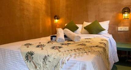 12 Monks Hostel Arambol Goa Room Type - Beach hut with AC