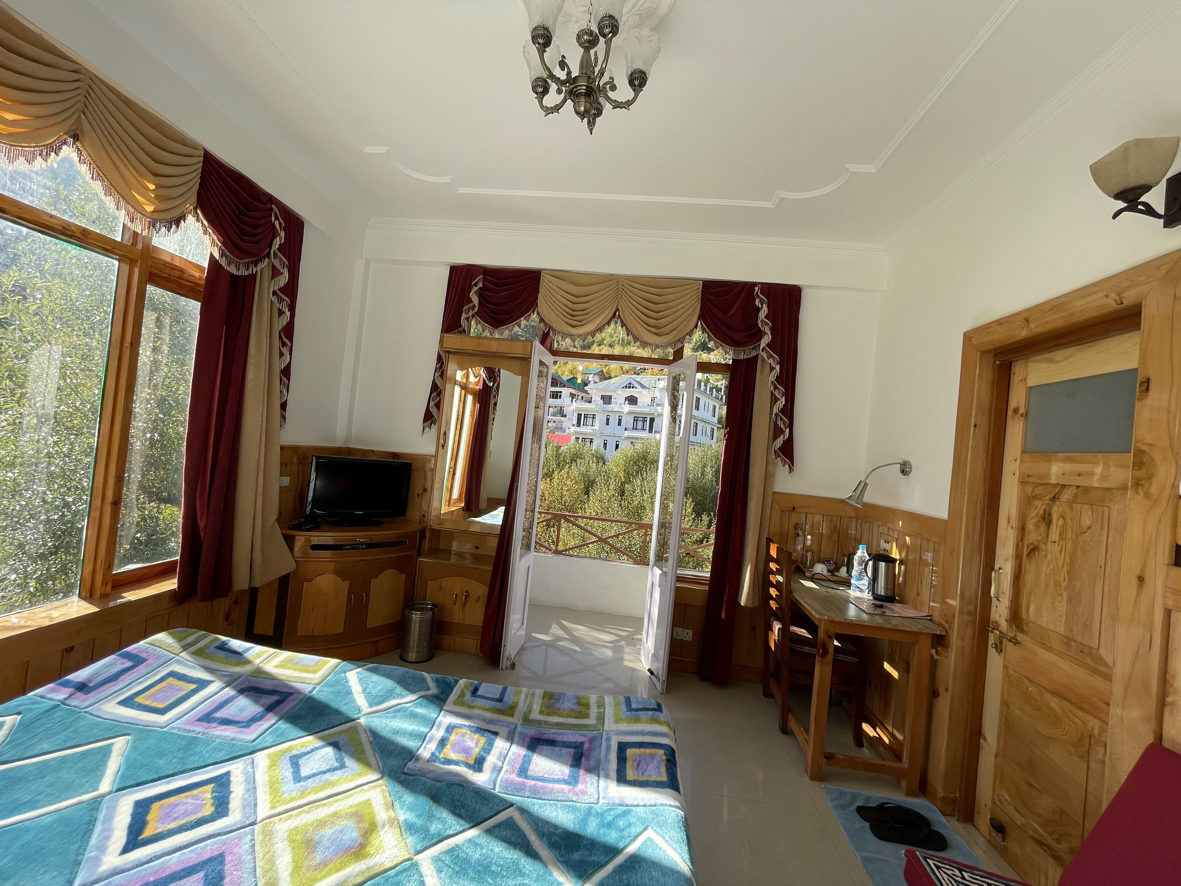 The Grand Shamba - La Kalpa Room Type - Super Deluxe Apple Garden View Open  Balcony