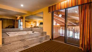 Best Western Muncie Room Type - Suite-1 King Bed, Non-Smoking, Balcony, Whirlpool, Work Desk, Microwave And Refrigerator, Full Break