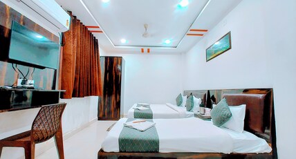 Hotel Sphatic- 5 Mins from KamtaNath Temple. Room Type - Deluxe Triple Bed Room