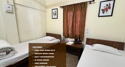Hotel Saluja Room Type - TWIN HOSTEL ROOM (Shared Washroom)