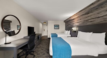 Best Western Parkway Hotel Toronto North Room Type - 2 Queen Beds, Non-Smoking, Balcony, Microwave And Refrigerator, Walk In Shower Best Western Parkway Hotel Toronto North Room Type - 2 Queen Beds, Non-Smoking, Balcony, Microwave And Refrigerator, Walk In Shower