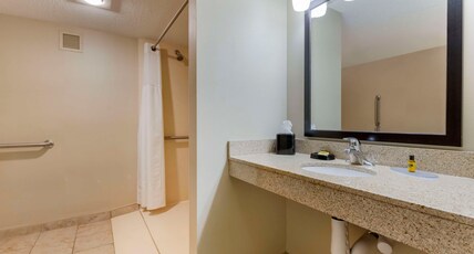 Best Western Plus St. Paul North/Shoreview Room Type - Accessible - 1 King, Mobility Accessible, Communication Assistance, Roll In Shower, Non-Smoking, Ful Best Western Plus St. Paul North/Shoreview Room Type - Accessible - 1 King, Mobility Accessible, Communication Assistance, Roll In Shower, Non-Smoking, Ful