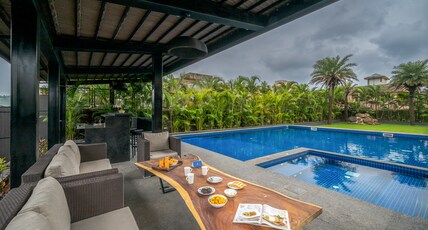 Saffronstays Three Palm Villa Room Type - Saffronstays Three Palm Villa