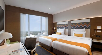 Novotel Guwahati GS Road Room Type - Superior Room with 2 single beds, City view Novotel Guwahati GS Road Room Type - Superior Room with 2 single beds, City view