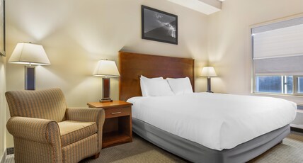 Best Western Plus Service Inn & Suites Room Type - Accessible - 1 King, Mobility Accessible, Roll In Shower, Microwave And Refrigerator, Wi-Fi, Non-Smo Best Western Plus Service Inn & Suites Room Type - Accessible - 1 King, Mobility Accessible, Roll In Shower, Microwave And Refrigerator, Wi-Fi, Non-Smo