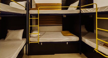Ostello, Varkala Room Type - 6 Bed Mixed AC Dorm with Shared washroom