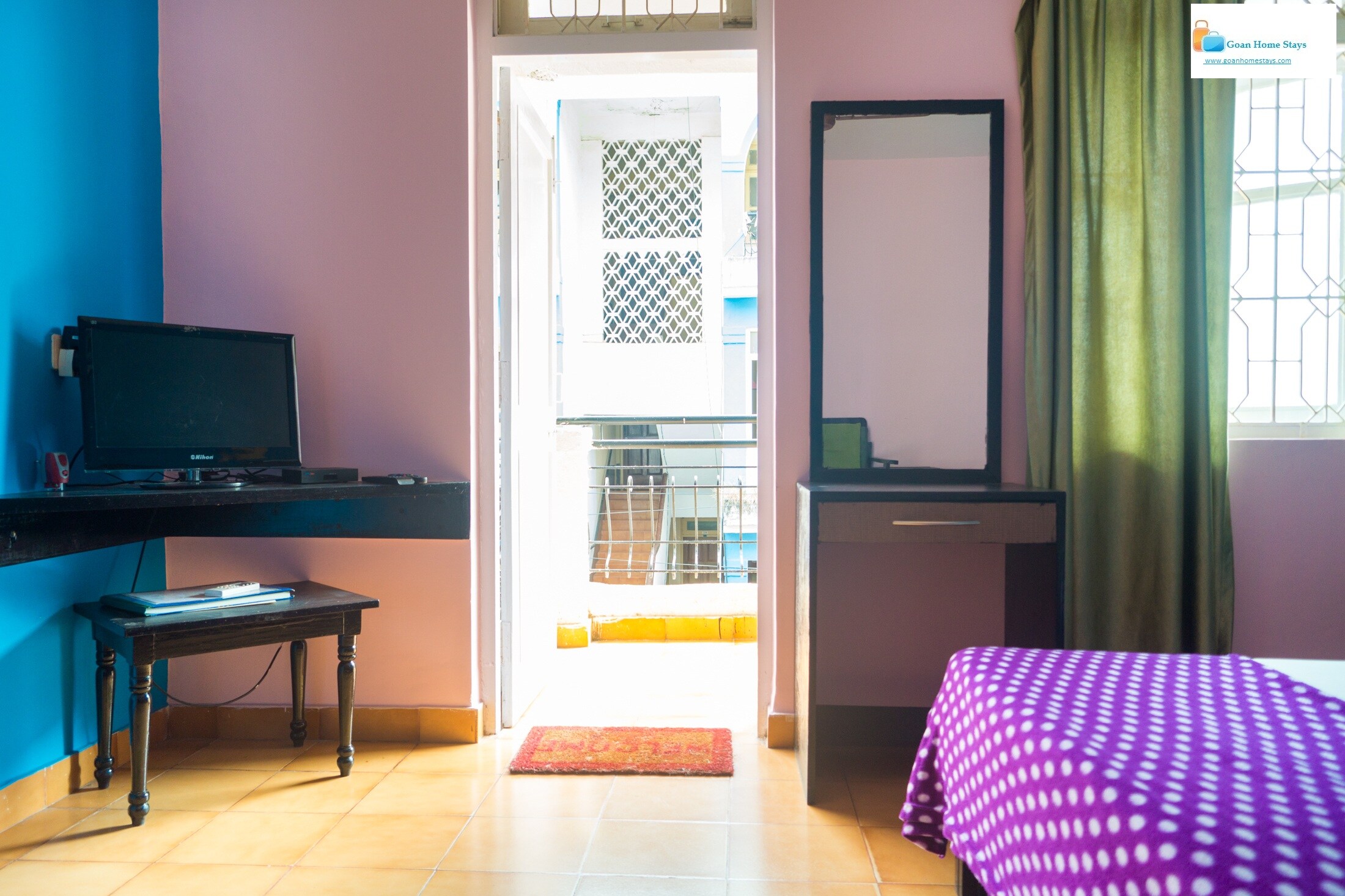 Candolim Salsa - Studio Apartment - Private Apartment  - Tap to explore photos