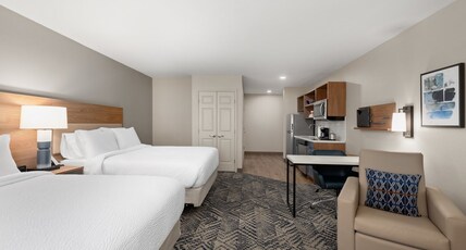 Candlewood Suites MOBILE-DOWNTOWN, an IHG hotel Room Type - 2 Queen Studio Suite Communications Accessible Tub Candlewood Suites MOBILE-DOWNTOWN, an IHG hotel Room Type - 2 Queen Studio Suite Communications Accessible Tub