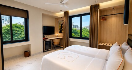 Volantiss Pune Balewadi High Street Room Type - Volantiss Flow Room (Twin Beds) Volantiss Pune Balewadi High Street Room Type - Volantiss Flow Room (Twin Beds)
