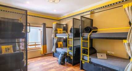 Hotel Bayshu ( The Hosteller Leh ) Room Type - Bed in 6 Bed Mixed Dormitory with Balcony and Mountain View Hotel Bayshu ( The Hosteller Leh ) Room Type - Bed in 6 Bed Mixed Dormitory with Balcony and Mountain View