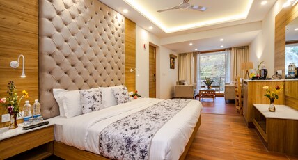 Anand Vardhan Resorts - A Spiritual & Wellness Retreat, Manali Room Type - Super Deluxe with Forest View