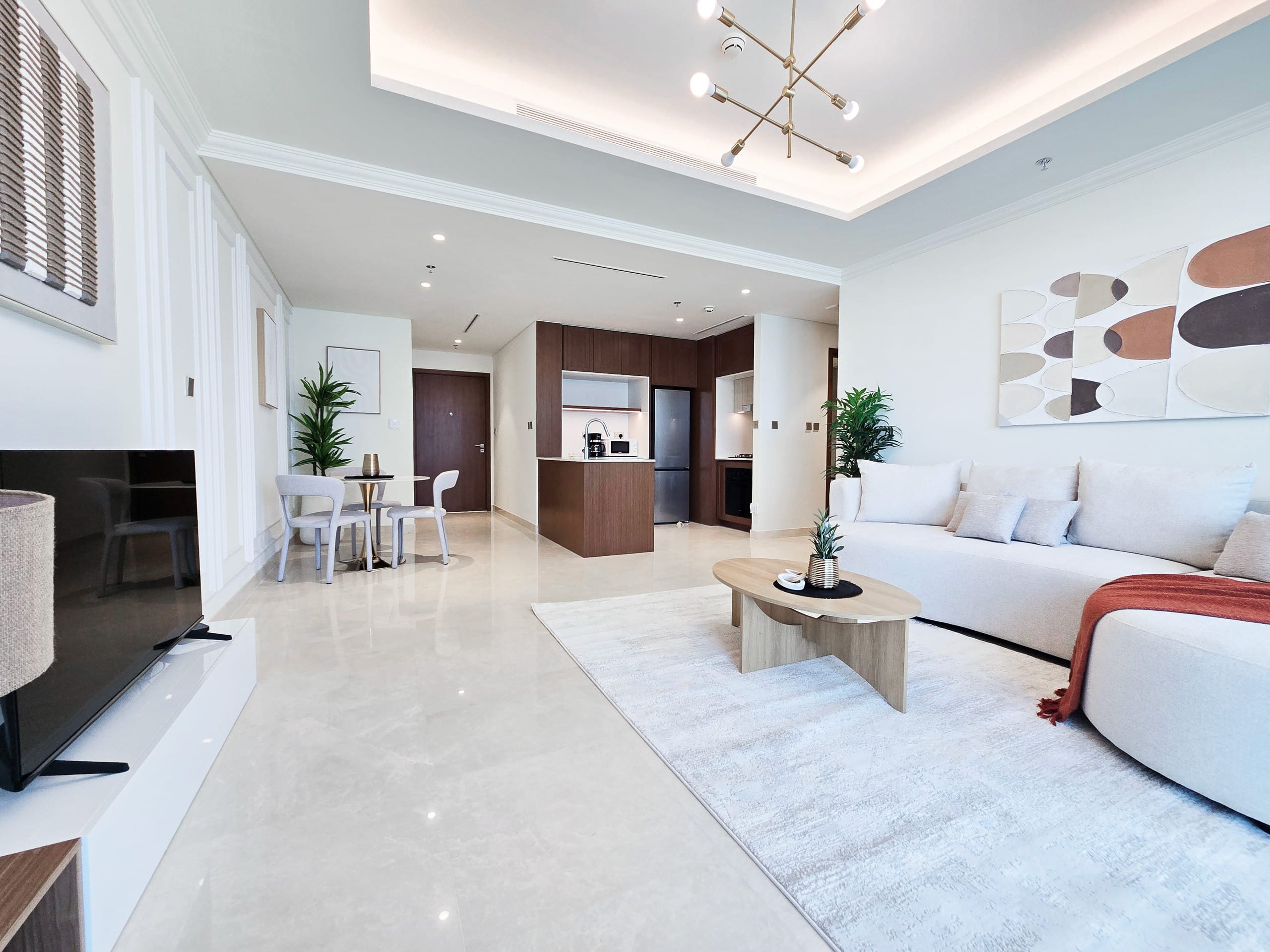 Sea View 1BR Private Beach Emaar Beachfront - Tap to explore photos