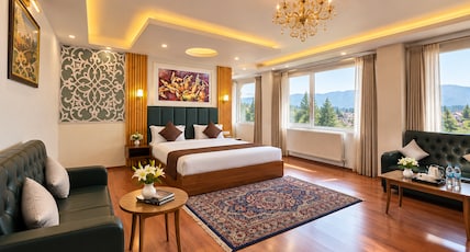 Apple Tree Resort - Gateway to Gulmarg Room Type - Presidential Suite Room (Jacuzzi) + Private Foot Massager Apple Tree Resort - Gateway to Gulmarg Room Type - Presidential Suite Room (Jacuzzi) + Private Foot Massager