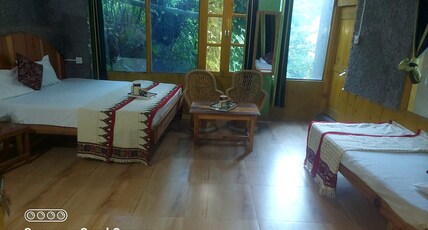 Bisht Niwas Guest House Room Type - Deluxe King Bed Room with River View Bisht Niwas Guest House Room Type - Deluxe King Bed Room with River View