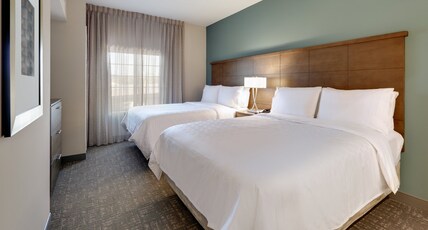 Staybridge Suites Oklahoma City Downtown Room Type - 2 Queen Beds 1 Bedroom Suite Comm Access