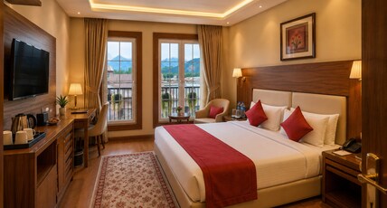 The Rosendale (2mins drive to Dal Lake - Kashmir) Room Type - Signature Valley View Room