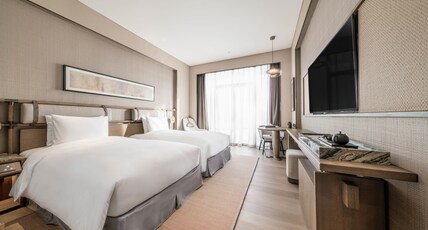 Ocean Spring Resort Chengdu, MGallery by Sofitel Room Type - DELUXE ROOM, 2 Single Beds, Garden View
