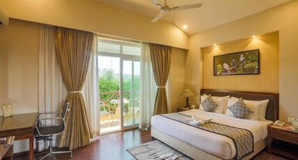 Resort De Coracao- Corbett Room Type - Luxury Cottage two side sitting area(Pet Friendly)