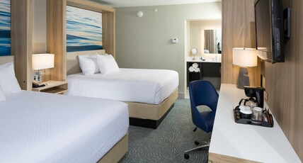 Crowne Plaza Hotel Melbourne - Oceanfront Room Type - 2 Queen Standard Mobility Accessible Roll In Shower Crowne Plaza Hotel Melbourne - Oceanfront Room Type - 2 Queen Standard Mobility Accessible Roll In Shower