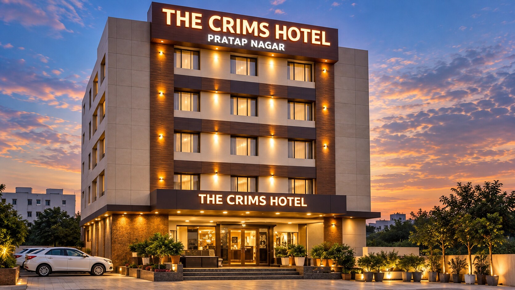 The Crims Hotel Pratap Nagar - Tap to explore photos