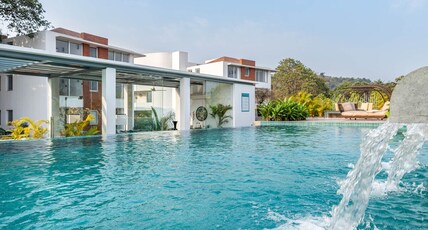 Stylish 2BHK Apartment with Rooftop Pool near Candolim | Hireavilla Room Type - Stylish 2BHK Apartment with Rooftop Pool near Candolim | Hireavilla