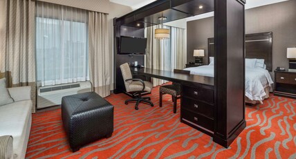 Hampton Inn & Suites by Hilton Tulsa/Catoosa Room Type - 1 KNG STUDIO SUITE NOSMOKE