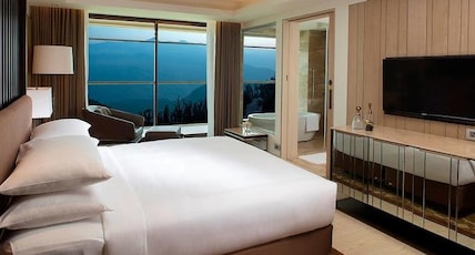 JW Marriott Mussoorie Walnut Grove Room Type - Grand Studio King Suite with Private Balcony with Bathtub JW Marriott Mussoorie Walnut Grove Room Type - Grand Studio King Suite with Private Balcony with Bathtub