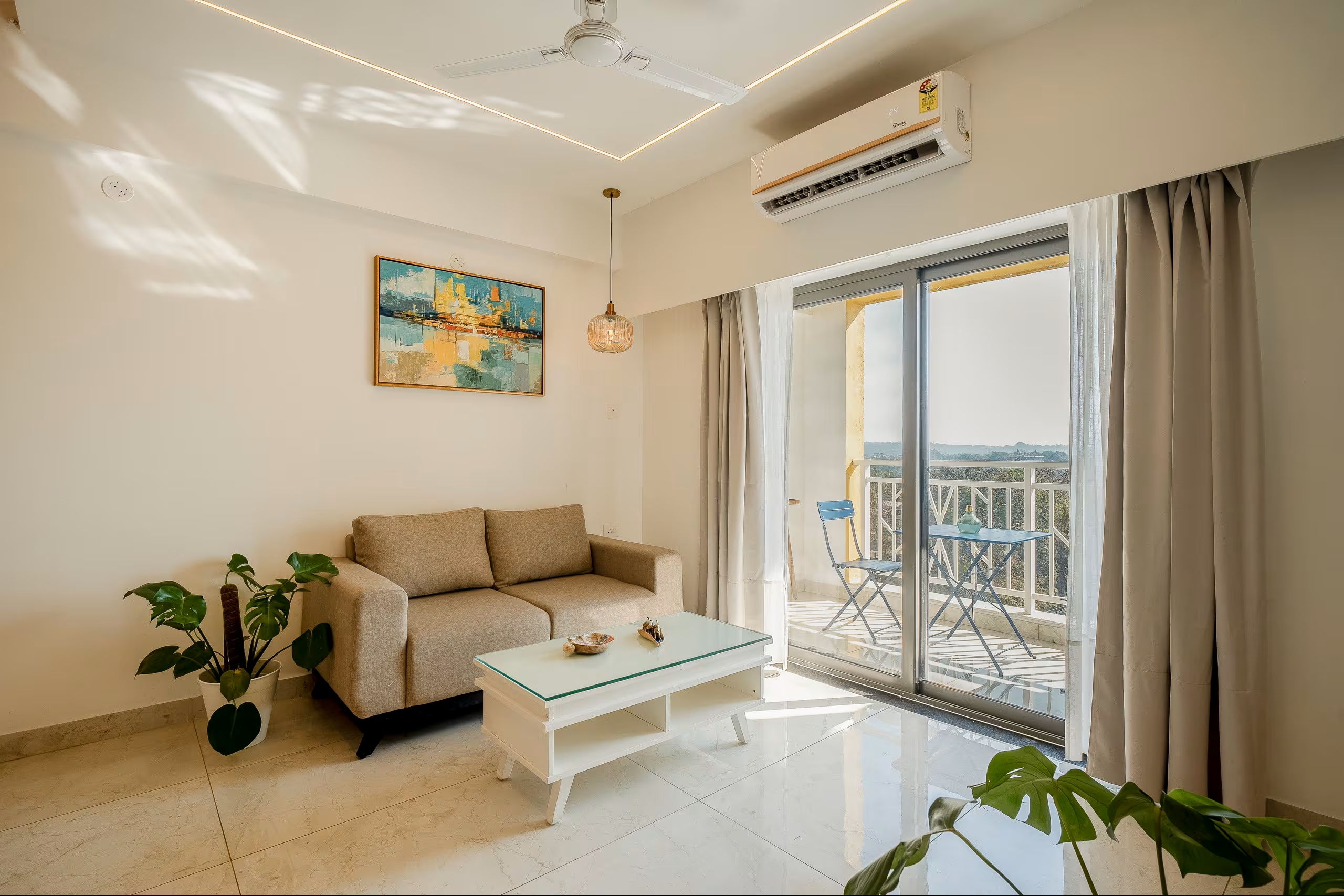 Best 2BHK Duplex nr Candolim Beach with pool & gym by Mirashya Homes - Tap to explore photos